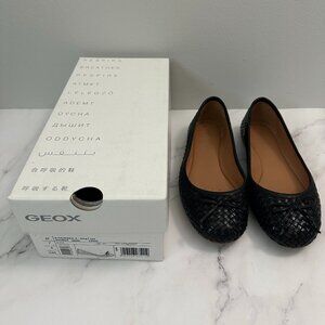 GEOX Palmaria Leather Ballerina Flats